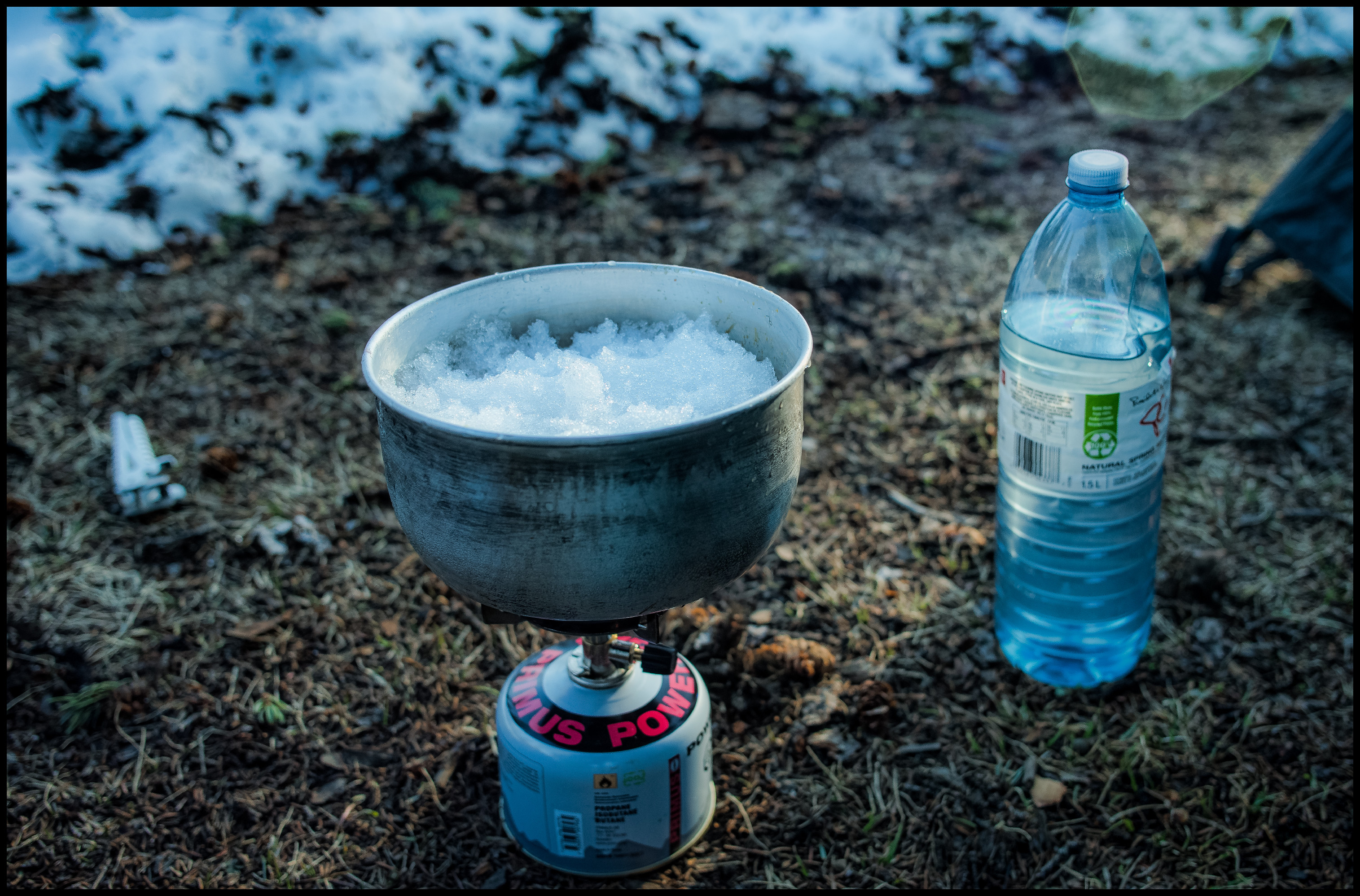 Melting ice @ Yoho Lake Winter Camp Sony A7 / Canon FD Tilt Shift 35 2.8