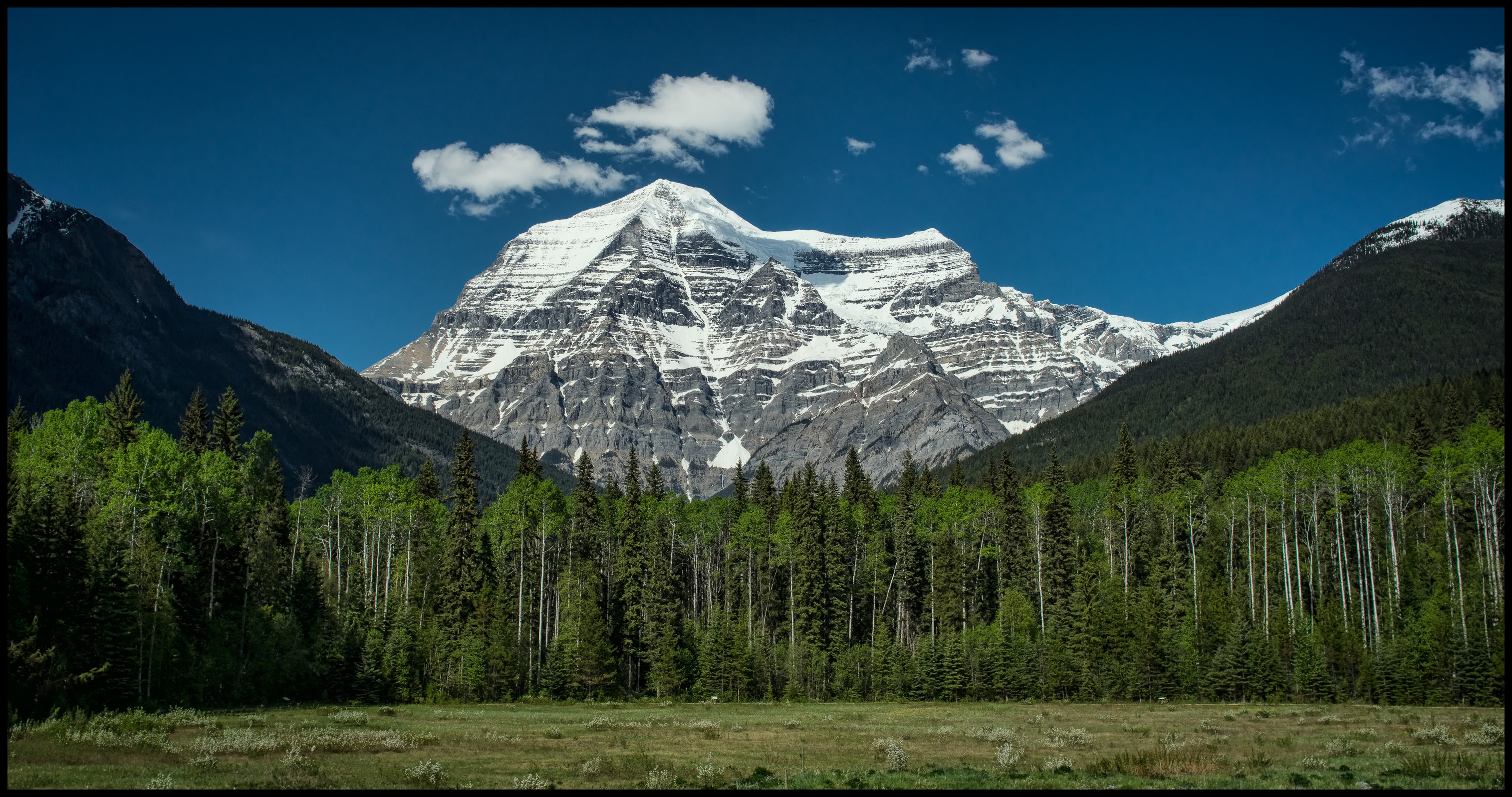 Mt. Robson from the visitor centre Sony A7 / Canon FD Tilt Shift 35 2.8