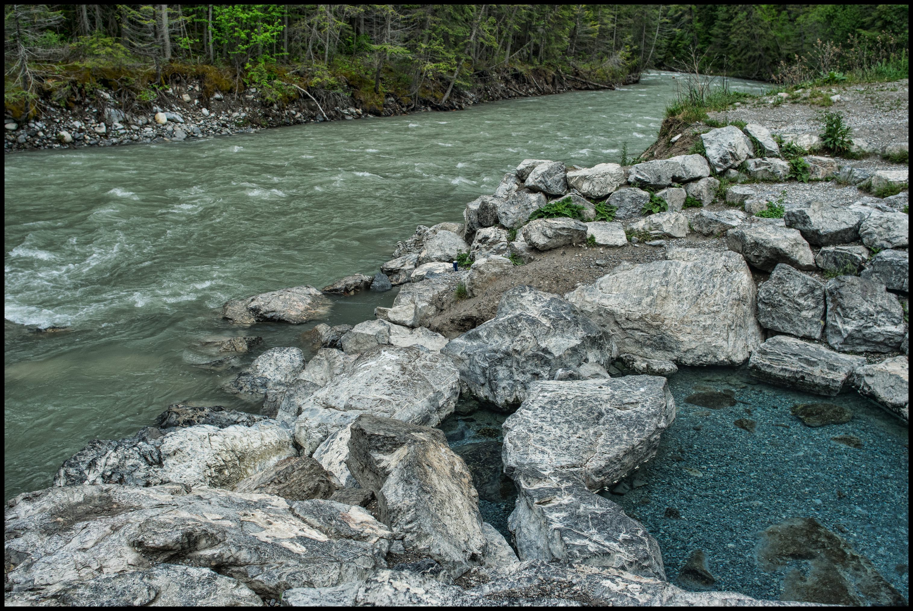 Lussier natural Hot Springs pool Sony A7 / Canon FD Tilt Shift 35 2.8