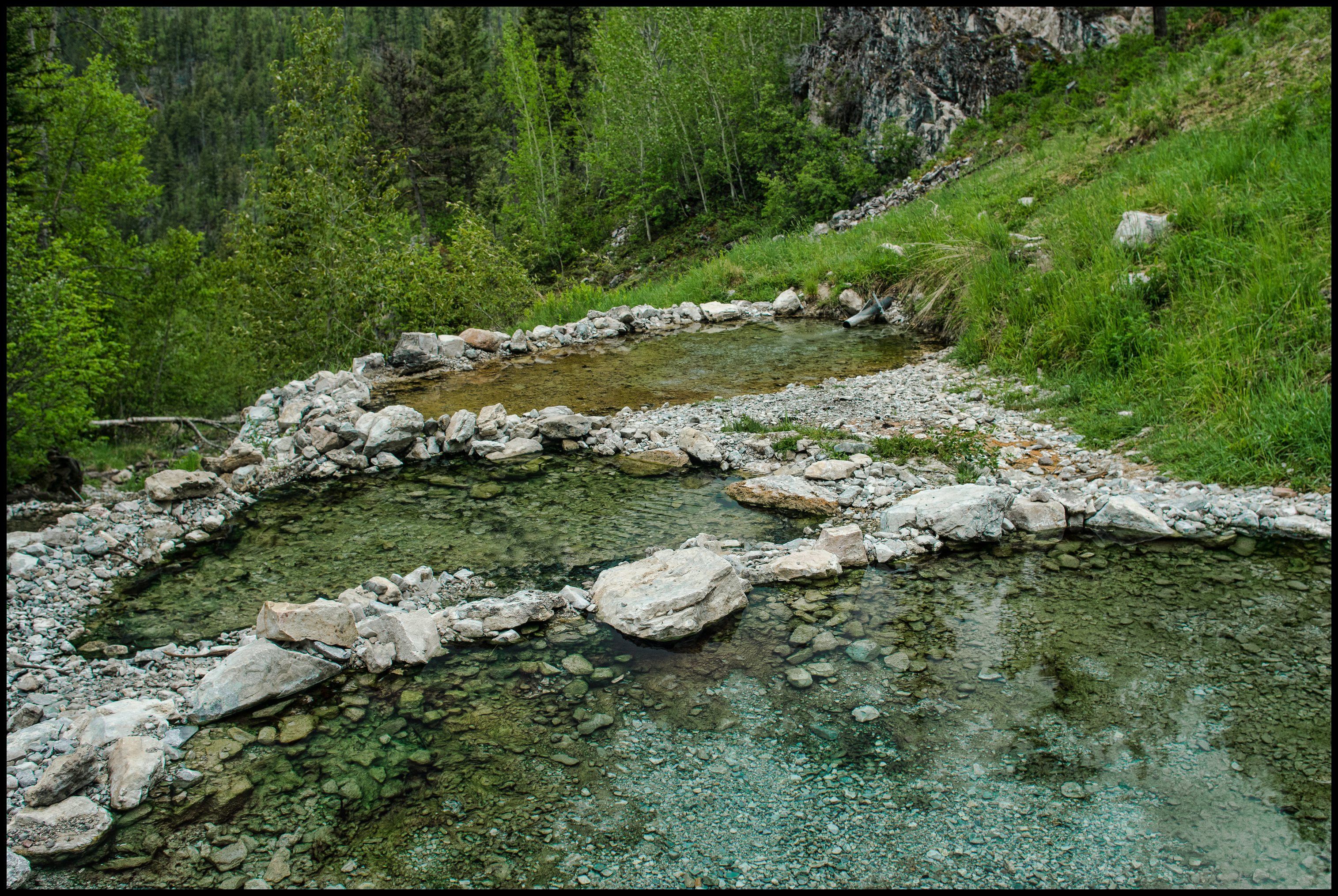 Ram Creek warm Springs pools