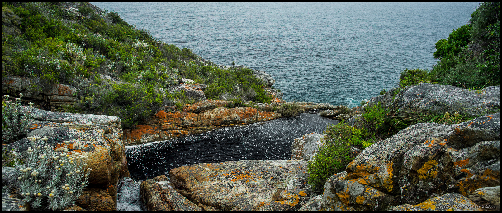 A stunning natural infinity-pool made a superb stopover on the way to the Bloukrans river