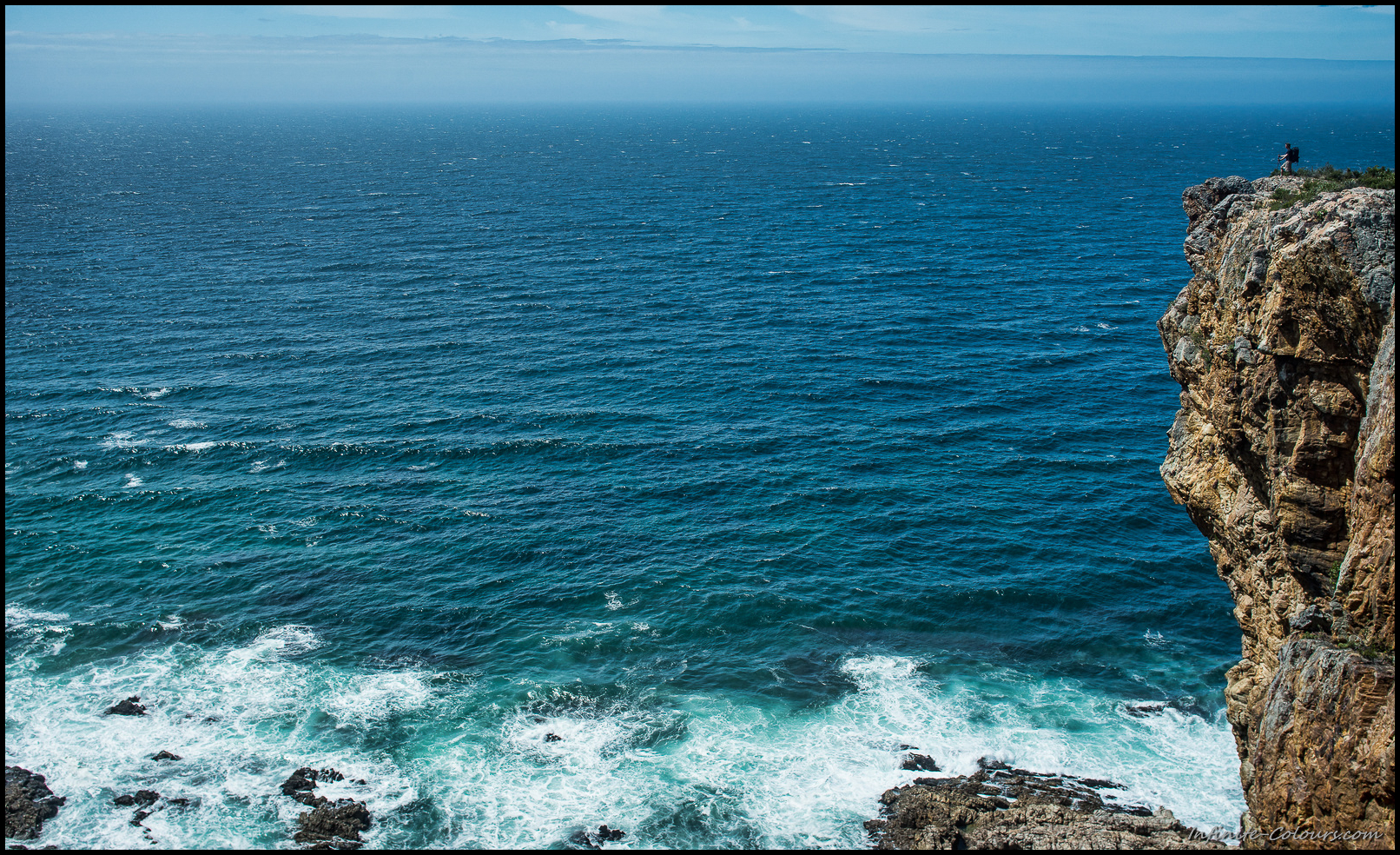 Just one of the exeptional lookouts on the last stretch of the Otter trail between Andre huts and Natures Valley