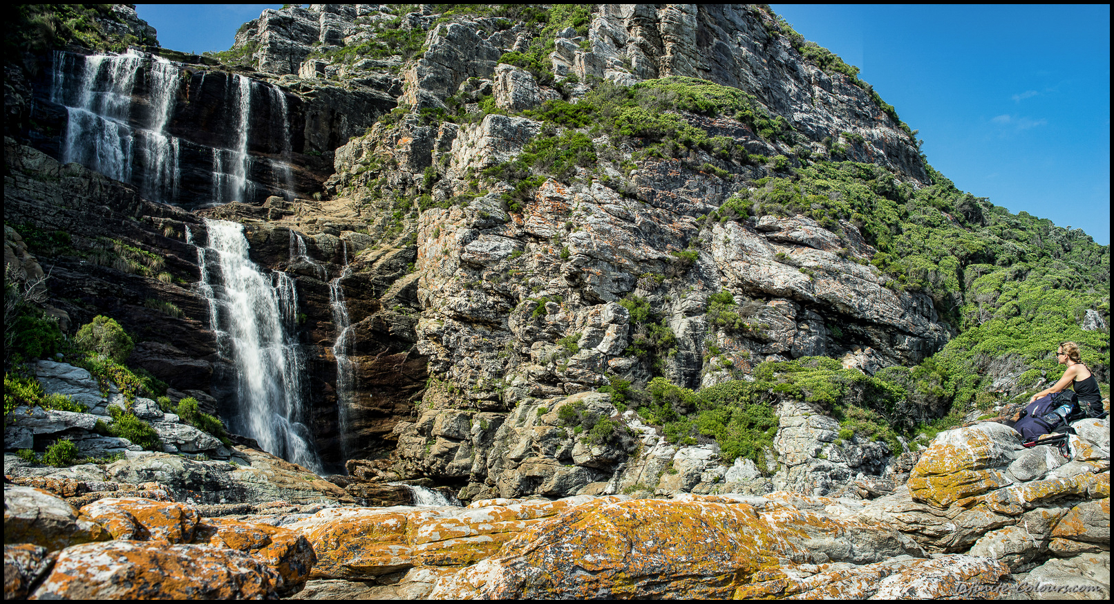 Jerling River waterfall, about halfway from Storms Rivier to Ngubu huts