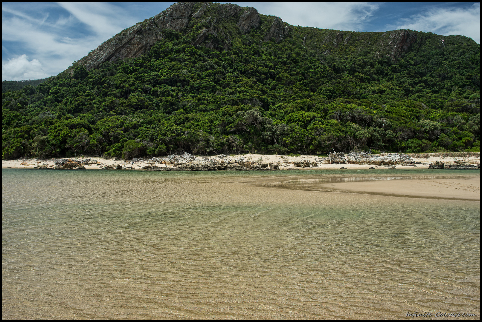 The crossing of the Grootrivier lagoon marks the end of the Otter trail