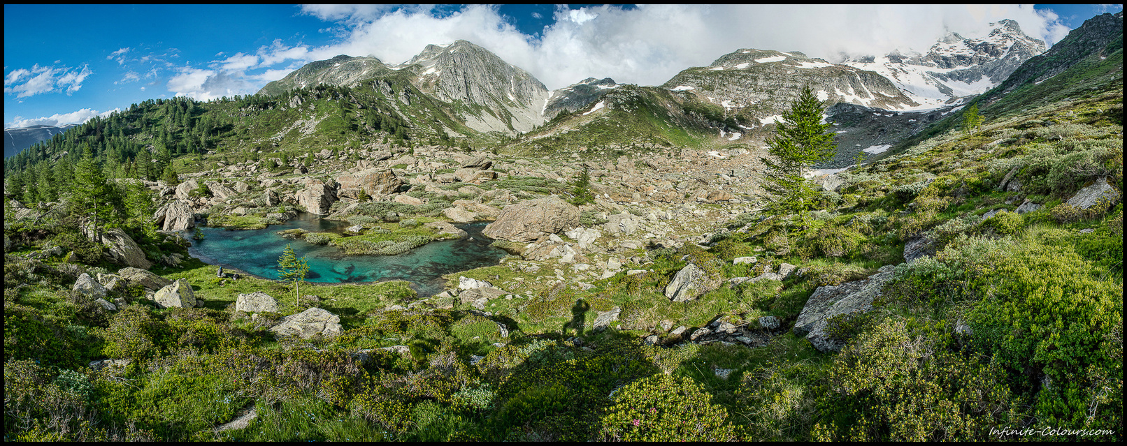 Mässerbach valley panorama