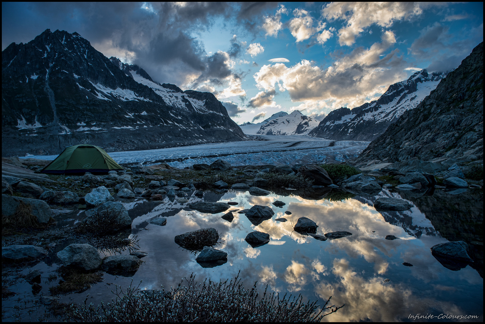 Jungfrau Aletsch glacier camp II