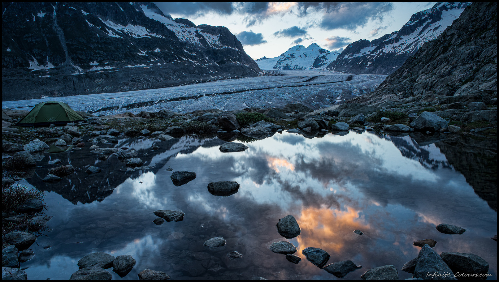 Jungfrau Aletsch glacier camp III