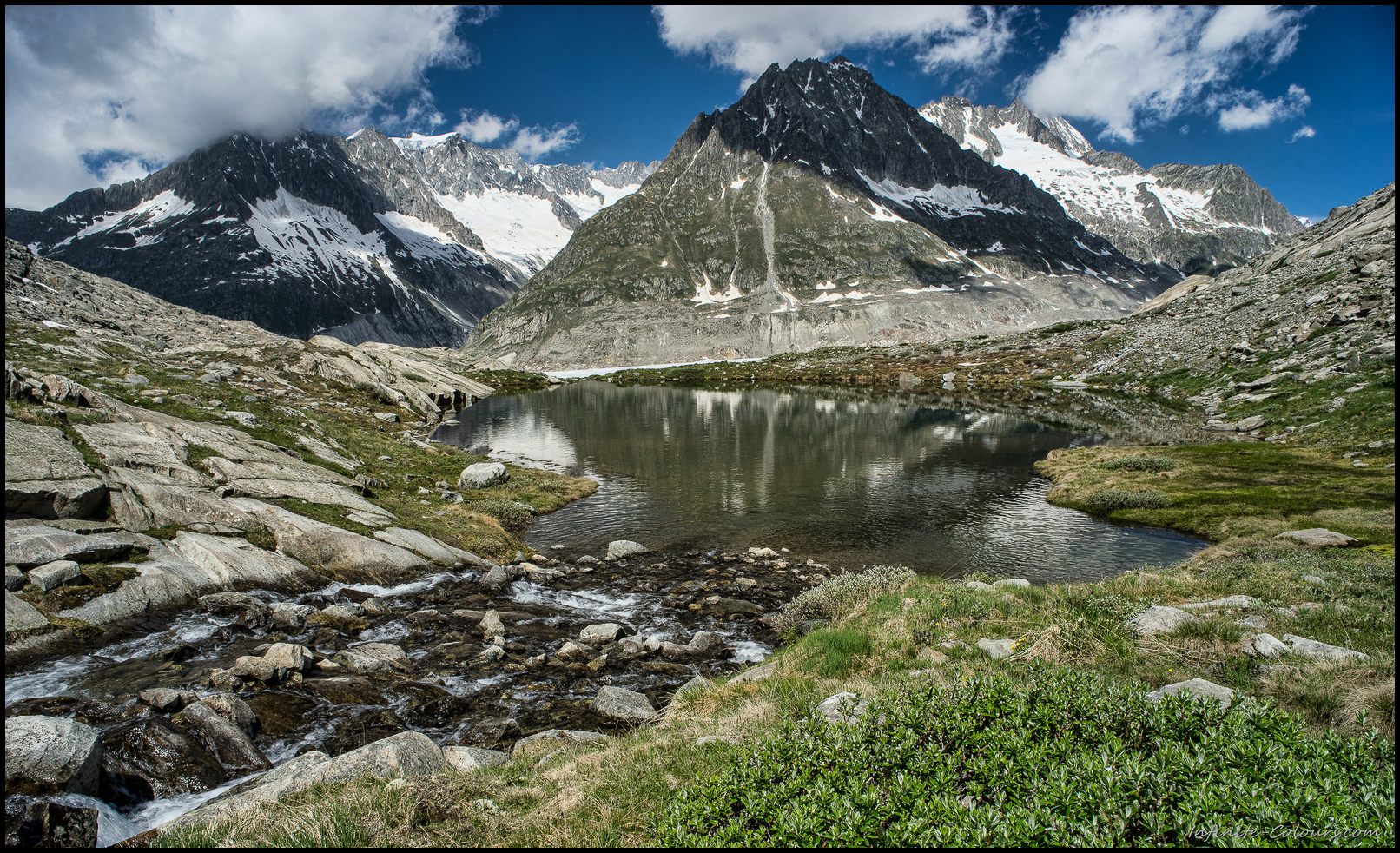 Märjelensee with Olmenhorn