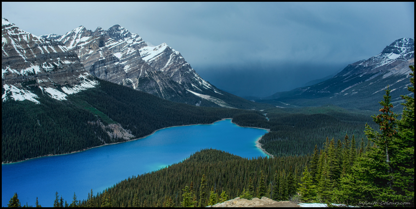 Peyto Lake colours after the storm