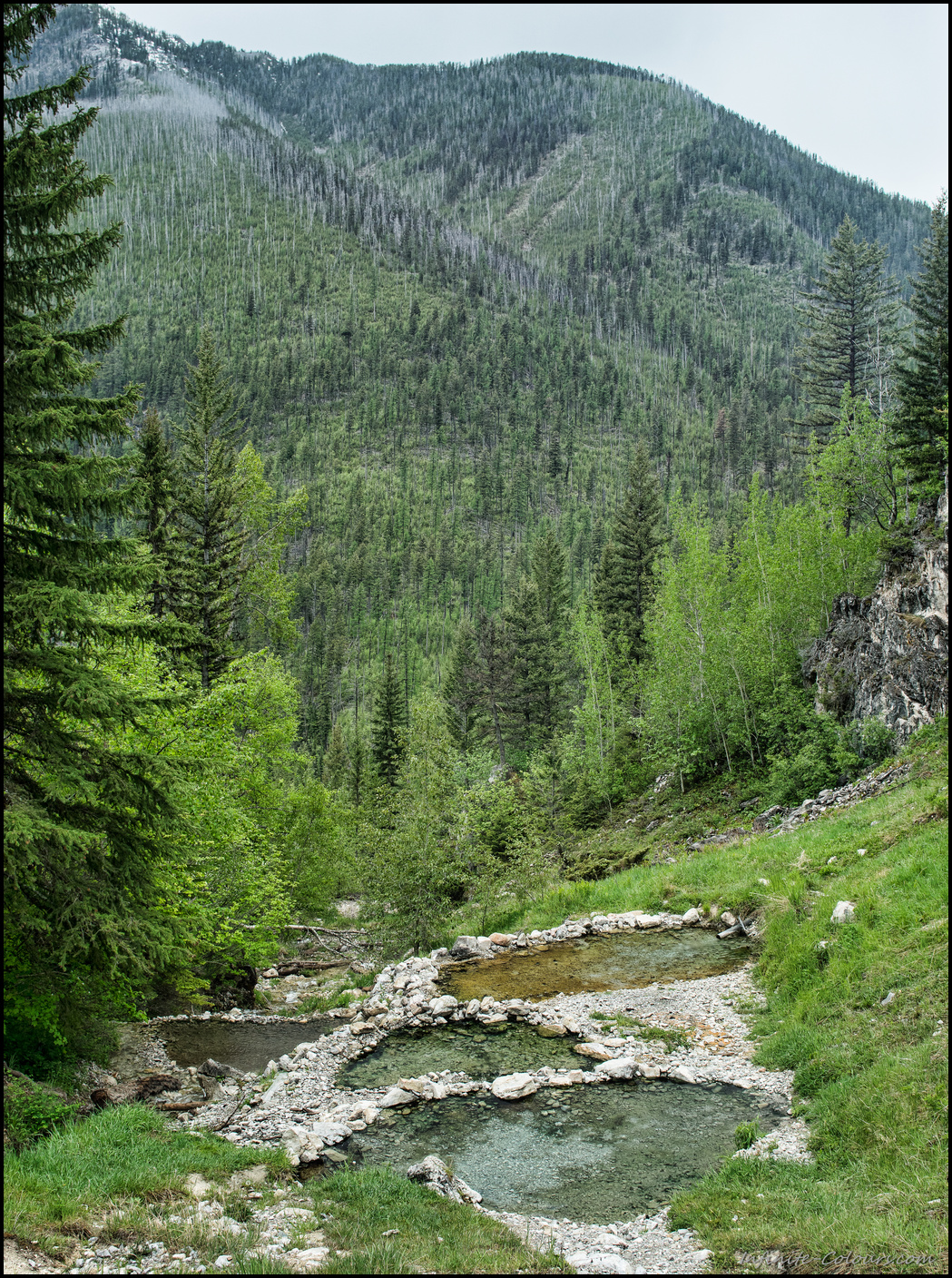 Ram Creek warm Springs pools