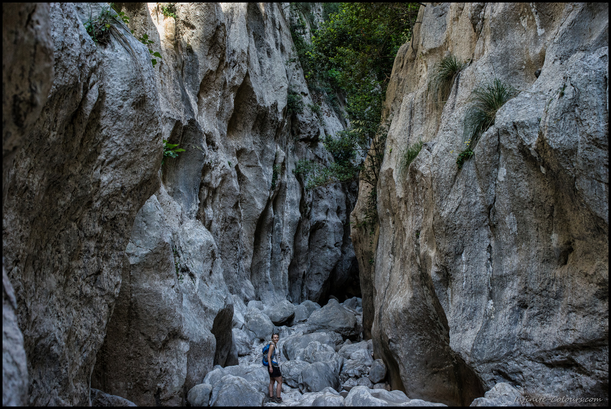 Beautiful karst canyon landscape