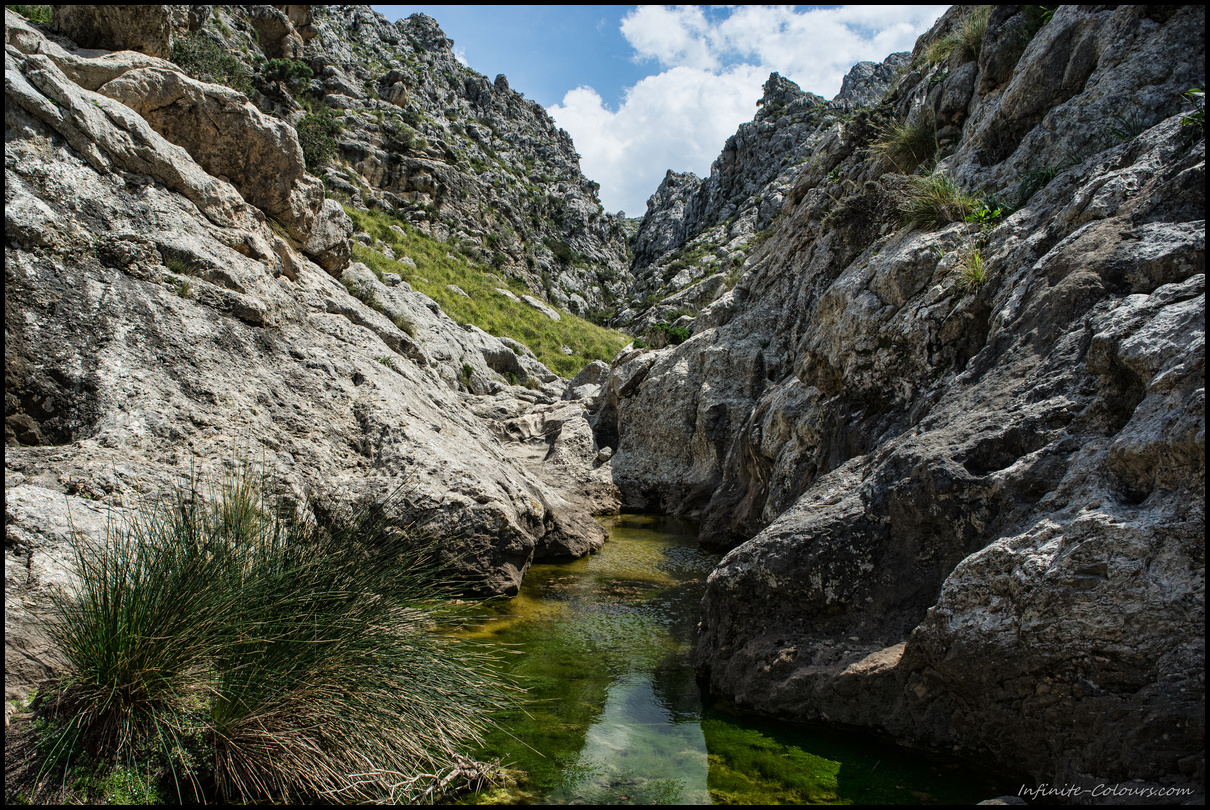 Low water levels made the scramble up Torrent de Mortitx reasonably easy