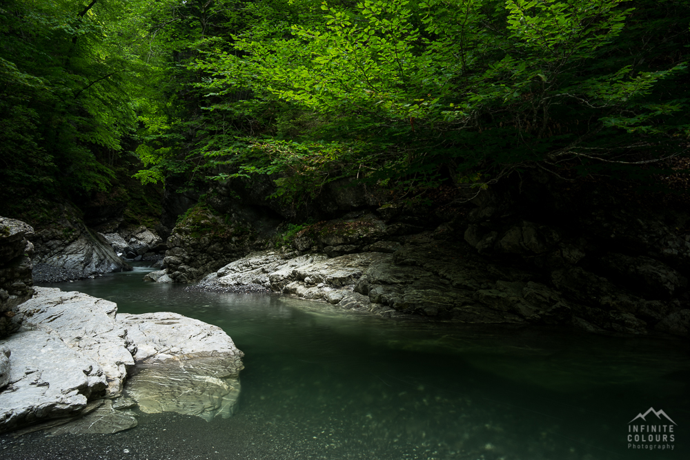 Rheintal Vorarlberg Schlucht Baden Badegumpe Landschaftsfotografie Klamm Canyon Frödisch Canyoning Vorarlberg Feldkirch Bregenz Österreich Fotografie Gumpen