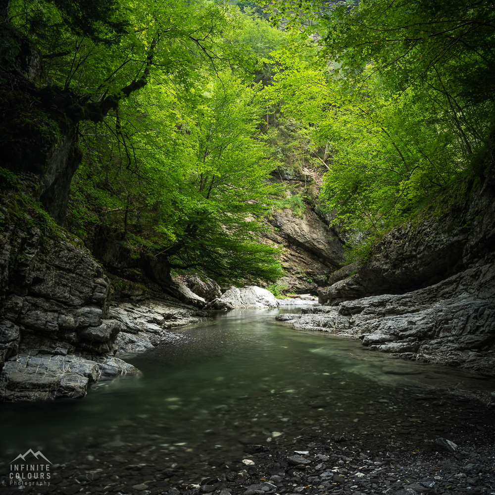 Rheintal Vorarlberg Schlucht Klamm Canyon Frödisch Canyoning Vorarlberg Feldkirch Bregenz Österreich Fotografie Gumpen