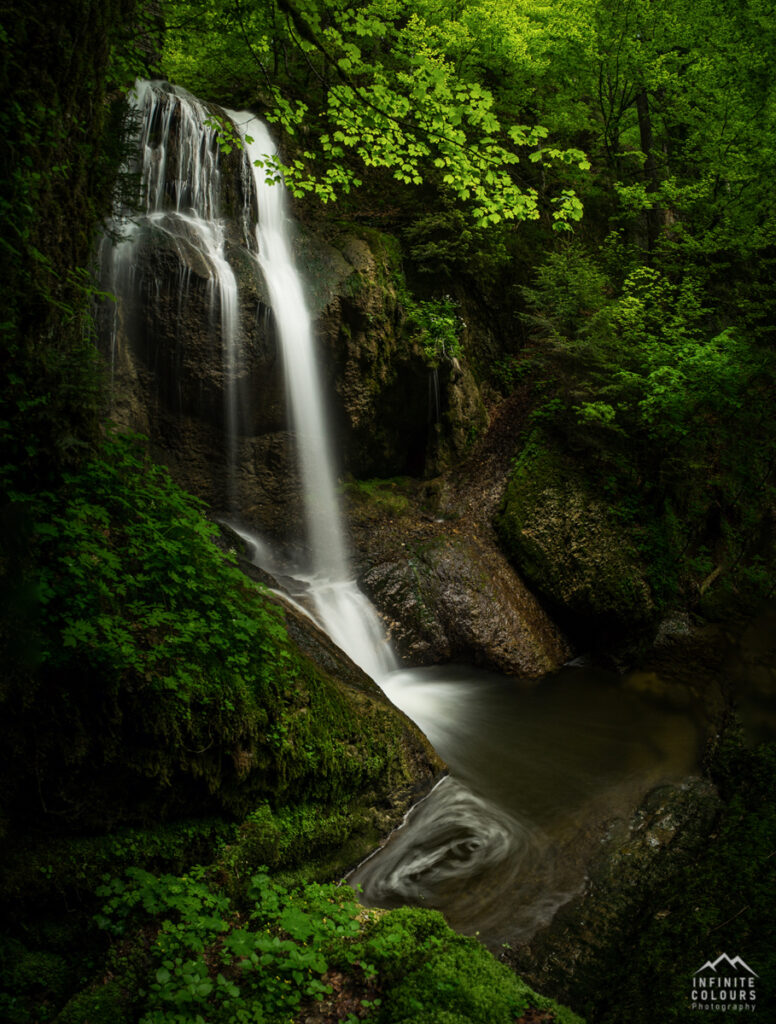 Allgäu Wasserfall Fotografie Landschaftsfotografie Deutschland Wasserfall Niedersonthofen Sonthofen Wasserfall Immenstadt Fotografie Wanderung Dschungel Deutschland