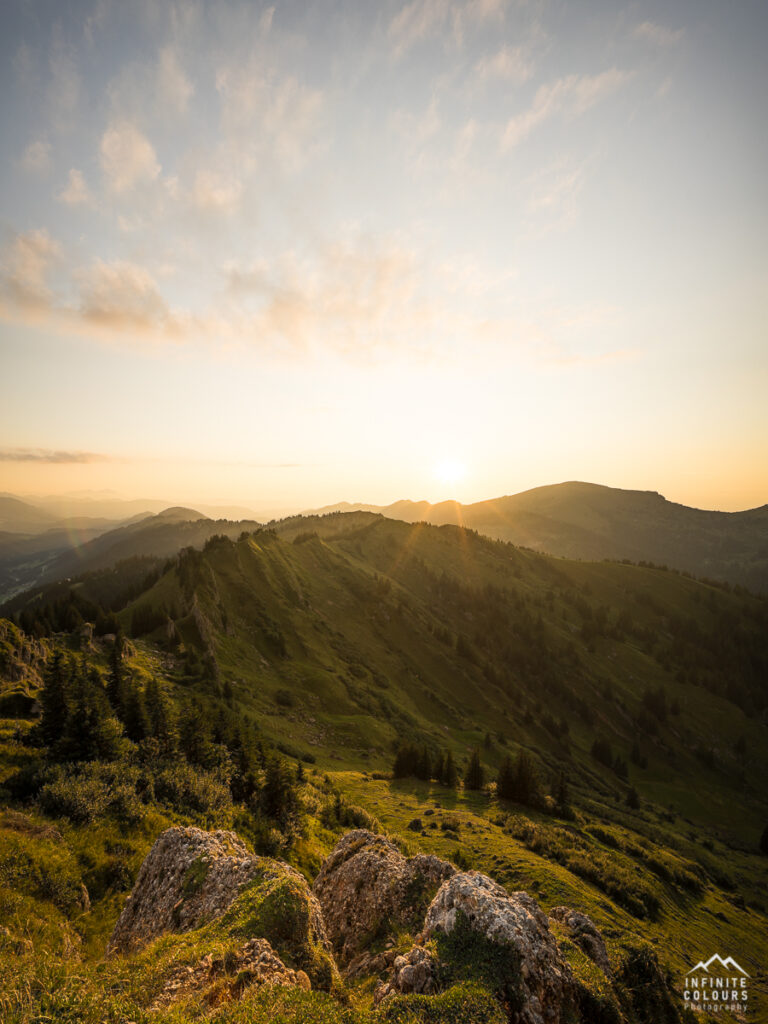 Siplinger Kopf Sonnenuntergang Siplingerkopf Landschaftsfotografie Panorama Bregenzerwald Allgäu Sonnenuntergang Balderschwang Säntis Gratwanderung Allgäu Natur Fotografie Nagelfluh Sonnenuntergang Winterstaude Hittisau Sonnenuntergang Wanderung Allgäu