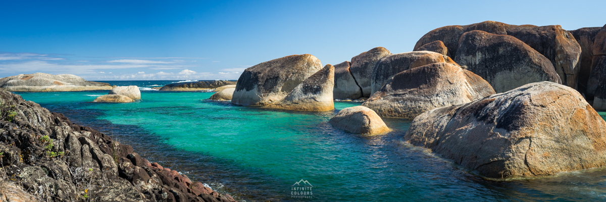 Landscape Photography Elephant Rocks Cove Denmark Western Australia South Coast Australia beach photography boulders australia ocean rainbow coast photography