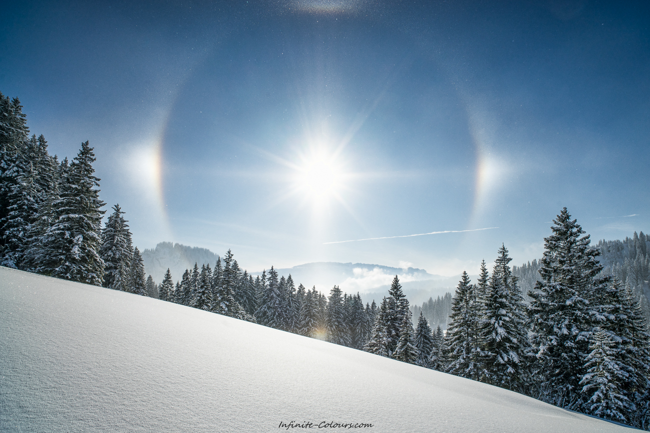 Allgaeu Winterwanderung Riedbergpass Oberstdorf Schneeschuhtour