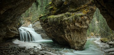 Johnston Canyon cave, Banff National Park Canada