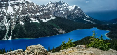 Peyto Lake after the storm Banff, Alberta, Canada