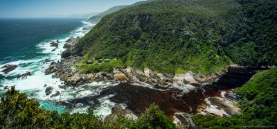 Lottering River mouth at Oakhurst huts South Africa, Ostkap