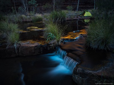 Dales Gorge wild campsite Karijini National Park, Western Australia