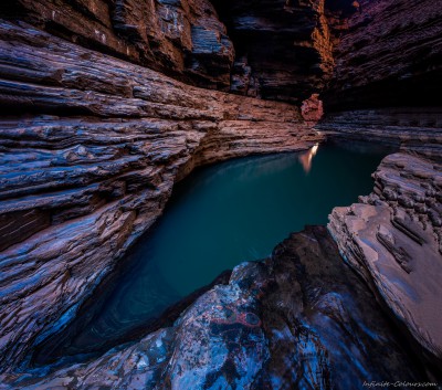 Surreal Kermit's Pool, Hancock Gorge (ll)Karijini National Park, Western Australia