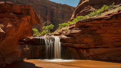 Coyote Gulch waterfallGrand Staircase Escalante, Utah photography fotografie