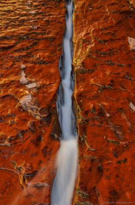 Sony A7 Canon FD TS 35 2.8 Zion water slot, subwayZion, Utah photography fotografie