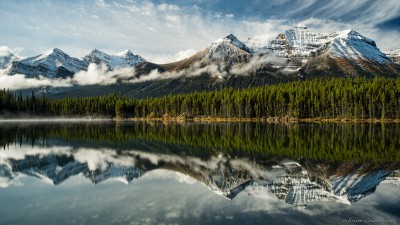 Sony A7 Minolta MD 35-75 3.5 macro Herbert Lake autumn mirrorBanff National Park photography landscape fotografie