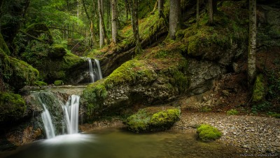 Nagelfluh Herrgottsbeton Wirtatobel Rickenbach Wasserfall Bregenzerwald Vorarlberg Wasserfall Sony A7 Minolta MD 35-70 3.5 macro