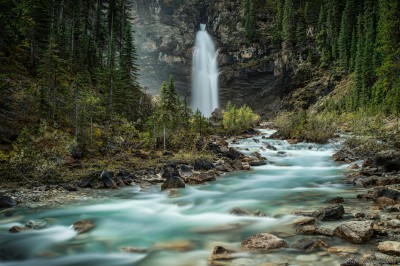 Laughing Falls of Little Yoho River photography